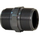 Mamelon double PVC-U diamètre : 40 filetage gaz conique : R : 1 réf. 721911908