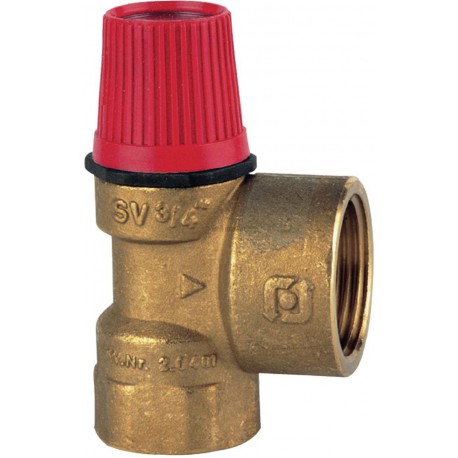 Soupape chauffage avec sortie majorée 4 Bar type SVW 40 20x27 Réf 22L0217604