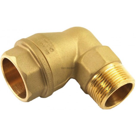Coude 90° Type 124 Laiton Mâle diamètre : 20x27 DN : 32 réf. 553324