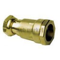 Raccord droit écrou prisonnier Type 109 Laiton diamètre : 26x34 DN : 25 réf. 581255