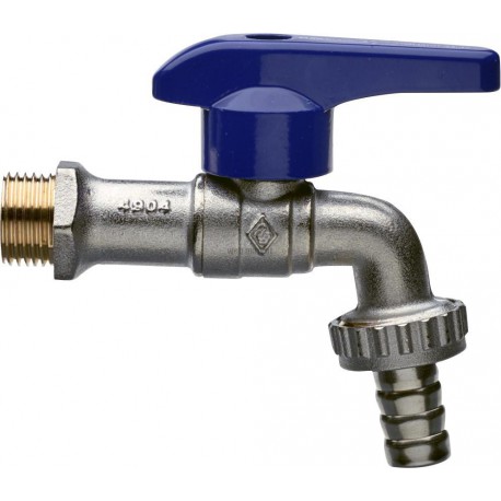 Robinet à tournant sphérique pour l irrigation E 30 diamètre 20x27 raccord au nez 26 x 34 Laiton Chromé