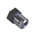 Raccord taraudé série longue VITEFER Acier noir diamètre : 40x49 réf. 112LN0