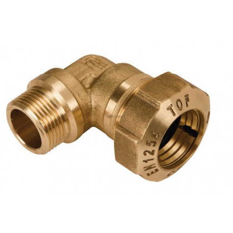 Coude Tof Push mâle pe63 50x60 réf 10060009pfb