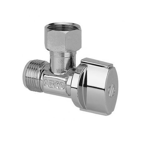 Robinet wc 1/4 de tour équerre 12x17 12x17 NF réf NF741U