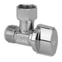 Robinet wc 1/4 de tour équerre 12x17 12x17 NF réf NF741U