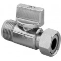 Robinet wc 1/4 de tour droit 12x17 12x17 NF réf 02267U