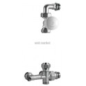 Robinet monotube à quatre voies thermostatisable diamètre 15 x 21 - 18 réf. R436MX033