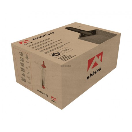 Kit entrée murale Rolux Condensation Rénolux diamètre 60 / 100 - 60 Gaz / Fioul Noir réf. 184426