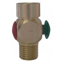 Robinet d isolement avec purge RI8/F réf. 22L0334108