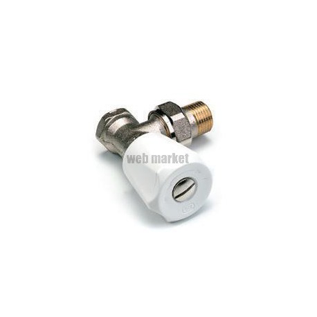 Robinet manuel 418G équerre simple réglage, pour combiné monotube, D 15 x 21 réf. 418604