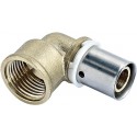 Coude P7096G à sertir, écrou libre, livré avec le joint plat, D12x17-12x1,1 réf 7096103