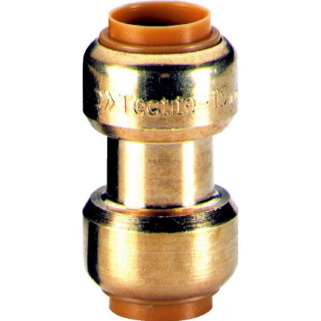Manchon T270 instantané tectite, femelle-femelle D28 pour tube cuivre PER et PB réf 4751648