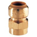 Manchon T270G instantané tectite femelle-femelle D22-20x27 pour tube cuivre PER et PB réf 4751835