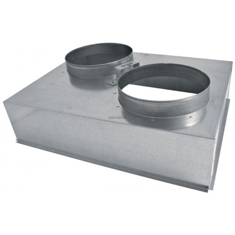 Plénum métal pour grille 500/400 AGI176 Réf 94973