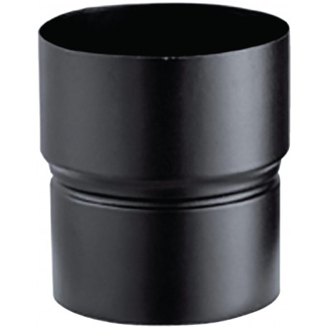 Réduction femelle émaillé 7 / 10e soudé en continue, diamètre 125 / 130 mm, noir mat (RAL 9019) RD 130 F 125BU ENM / réf. 561