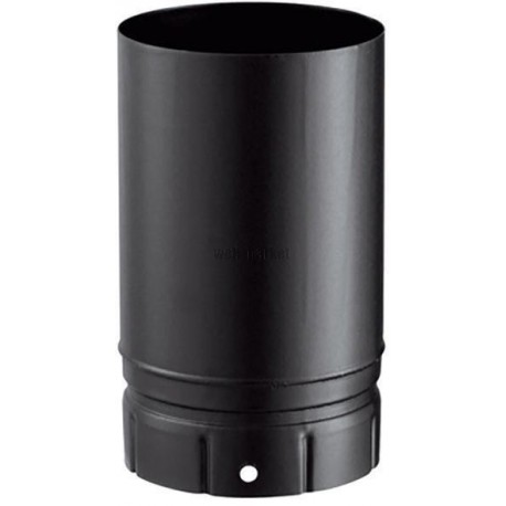 Conduit émaillé 7 / 10e soudé en continue, diamètre 150 mm, Lg : 50 cm, noir mat (RAL 9019) LG 500 150 E NM / réf. 56150904