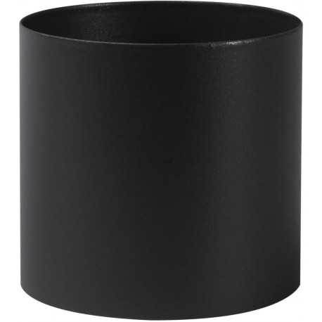 Tuyau rigide email noir raccord noir mat 12 cm d 153 réf. 344126