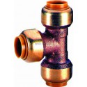 Té égal T130 instantané tectite D10 pour tubes cuivre, PER ou PB réf 4750504