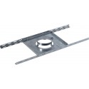 Support plancher galva diamètre 153 / 200 réf. 045530