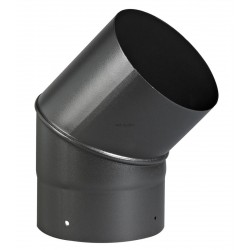 Coude SANPLI BR45° (à secteur diamètre 139 à 200) noir mat diamètre 150 mm réf. 342441