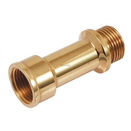 Allonge 8446EB laiton brut diam 20x27 Lg : 25 mm réf 1989