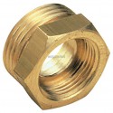 Mamelon réduit avec butée 8243 laiton MF diam 15x21-12x17 réf E122017001