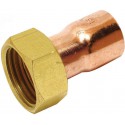 Raccord droit 2 pièces douille cuivre C 359gL CU fer/cuivre diam 32-40x49 réf E112187001