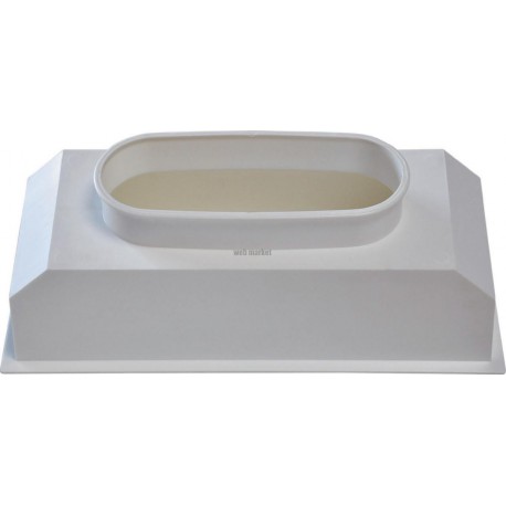 Plénum grille de soufflage ABS 300x150mm Réf PLSABS300X150