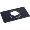 Accessoires de raccordement spécial bois plaque de proprete 300 x 500 noire 150 - 153 réf. 128155