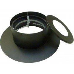 ACCESSOIRES DE RACCORDEMENT SPÉCIAL BOIS CACHE CONDUIT ROND NOIR TL D153 REF 129515