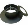 Accessoires de raccordement spécial bois cache conduit rond noir tl d 153 réf. 129515