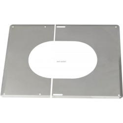ACCESSOIRES OPSINOX PLAQUE DE FINITION 0° A 30° INOX 230 REF 482023