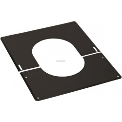 ACCESSOIRES OPSINOX PLAQUE DE FINITION 0° A 30° INOX 230 NOIRE REF 482123
