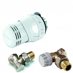Robinet thermostatique de radiateur SENSO R808 15 X 21 équerre CPT M28 réf. RK8086042