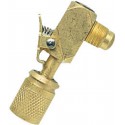 Raccord rapide coudé 90° pour gaz réfrigérant R22/R407C diamètre 08x13 17C 05059007