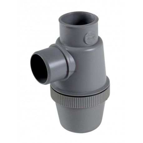 Siphon de lavabo - YHC - PVC-C gris - Ø 40 mm