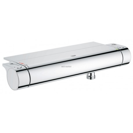 Mitigeur de douche thermostatique GROHTHERM 2000 C3, NF C3/E1, avec tablette, chromé réf. 34463001