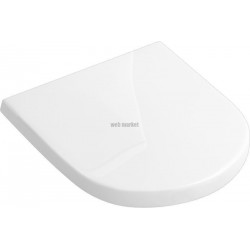 Abattant ONOVO en duroplast avec charnières en acier inoxydable, blanc réf. 9M406101