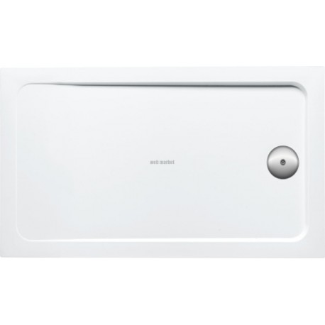 Receveur FLIGHT rectangulaire extra-plat 140 x 70 x 4 cm, blanc Réf. E62486-00