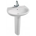 Lavabo BRIVE 55cm blanc en filet réf E1282F00
