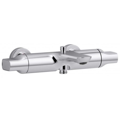 Mitigeur Aleo thermostatique bain-douche mur chromé réf. E72286-CP