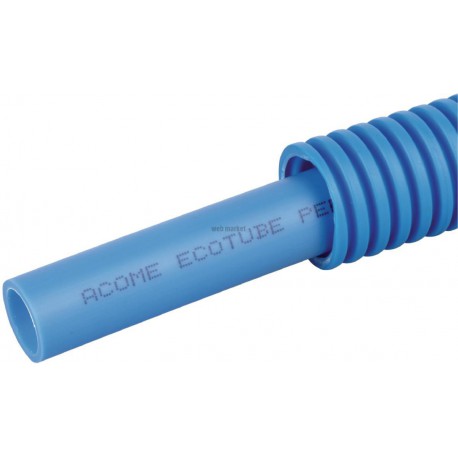 Tube PER sous fourreau bleu 20X25 couronne de 60M 729805-C60