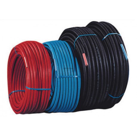 Tube PER sous fourreau rouge 20X25 couronne de 60M 729809-C60