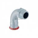 Coude fileté 90 D12-3/8, acier carbone Réf 20501