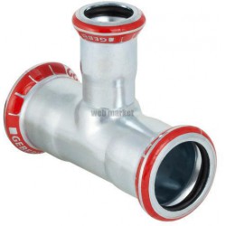 Té réduit D108-76,1-108mm, acier carbone Réf 21249