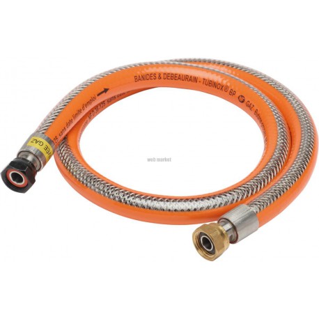 Flexible Gaz Butane Propane TUBINOX® long 1,50m Réf 0038915
