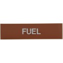 Etiquette fuel 200x50x10mm paquet de 5 pièces Réf 215539