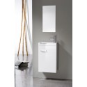 Meuble lave-mains 1 porte, 40 cm CONCERTO Laqué blanc