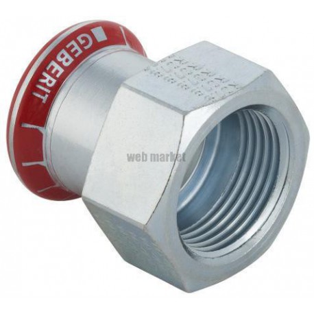 Jonction taraudée D15-1/2mm, acier carbone Réf 21802