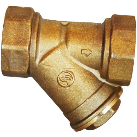 Filtre en Y à tamis taraudé BSP 1 1/4 laiton réf 206007